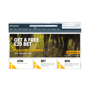 UI-аудит сайта betfair.com