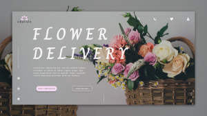Flower delivery Concept