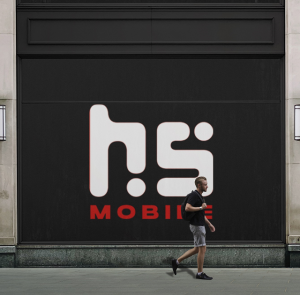 Дизайн логотипа для HS mobile
