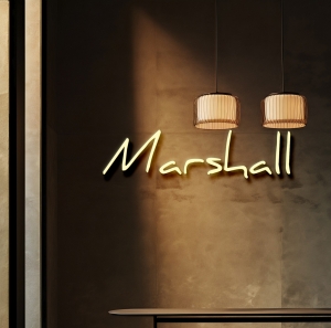 Брендинг для MARSHALL (Кальян-лаунж и комнаты)