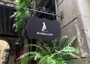 Дизайн логотипа для кальян-бара Bungalow
