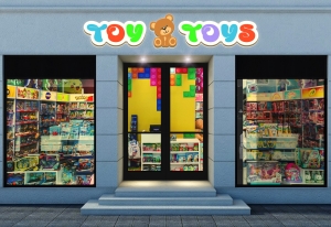 Дизайн логотипа для магазина игрушек Toy Toys