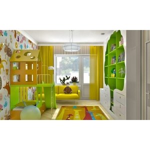 визуализация детской комнаты