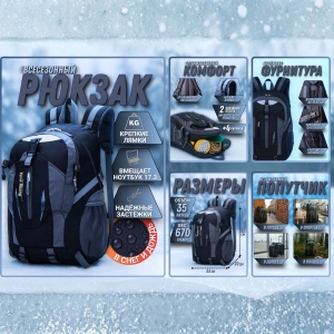 рюкзак инфографика