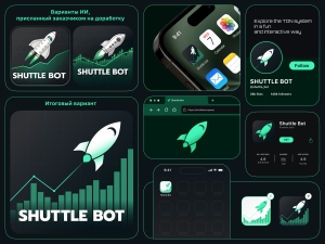 Дизайн логотипа для крипто-биржи