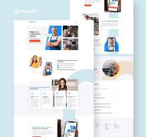 Landing FIXGO online (многостраничный)