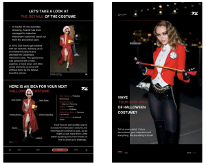 Instagram-сторис на тему Хэллоуина