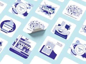 Серия иллюстраций для тг канала  Радио столица