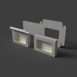 Пачка из картона с окошком