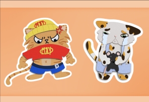 стикеры котэ