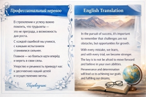 перевод текстов