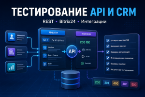 Протестирую REST API, CRM/Bitrix24 и интеграции
