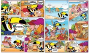 Комиксы " Приключения тукана в египте" 