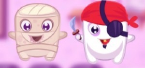 The characters for the game Marshmallow