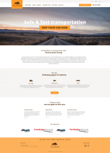 Создание сайта для Taurus Auto Group
