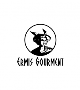 Логотип с греческой мифологии Ermis Gourment