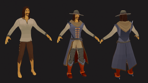 Low-poly style character