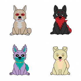 Иллюстрации собак