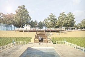 Проектирование пляжной зоны, парка. с. Сясьстрой
