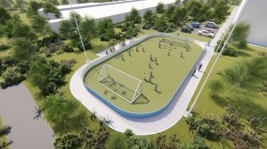 Визуализация хоккейной площадки в Красноярске