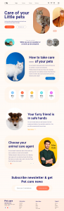 Дизайн сайта для Pet.care