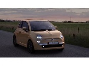 Fiat 500, 3ds max, VRay