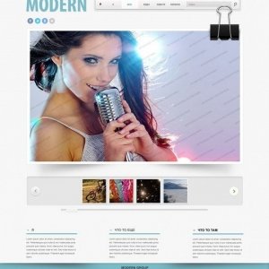 Дизайн сайта MODERN