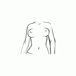 анимация груди