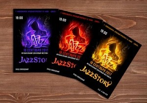 Плакат на тематику Джазового фестиваля
