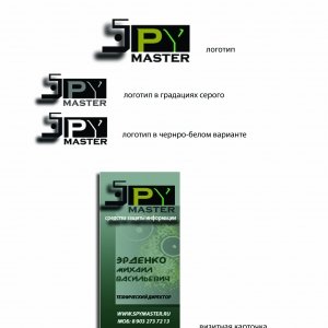 Логотип и визитка компании Spy Master