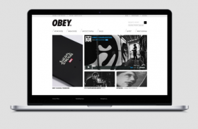 Сайт OBEY 2.0