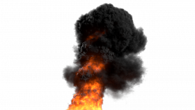 3d симуляция огня-дыма