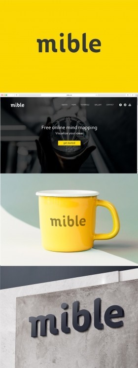  mible  логотип для онлайн интеллект-карт mindmap   