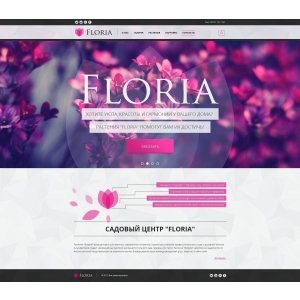 Презентационный сайт ТМ Floria