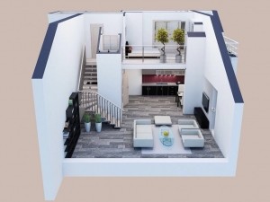 дизайн двухэтажной квартиры