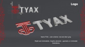 Фирменный стиль для конференции IT компании TYAX