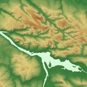 Карта высот. Adobe illustrator