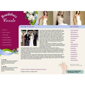Сайт магазина свадебных платьев