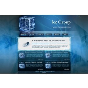 Дизайн сайта Ice Group