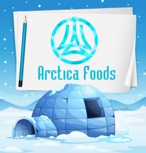 Логотип для замороженной еды
