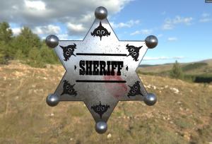 3D модель звезды шерифа