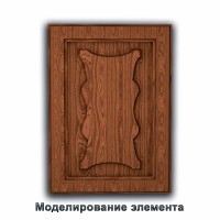 3 d модель деревянного элемента двери