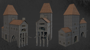 Игровая модель средневекового фэнтези дома 2