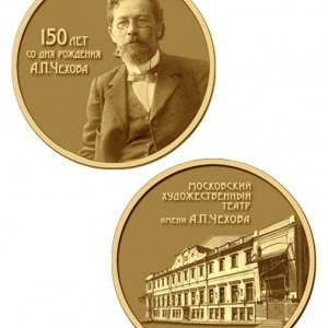 Дизайн медали «150 лет со дня рождения А.П.Чехова»
