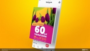 Рекламный пост Тюльпаны