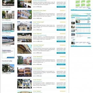 Сайт об отелях в Крыму